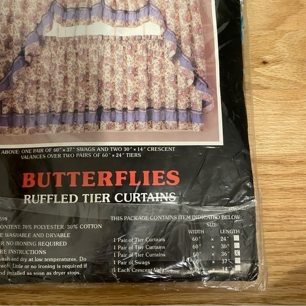 Vintage butterflies ruffled